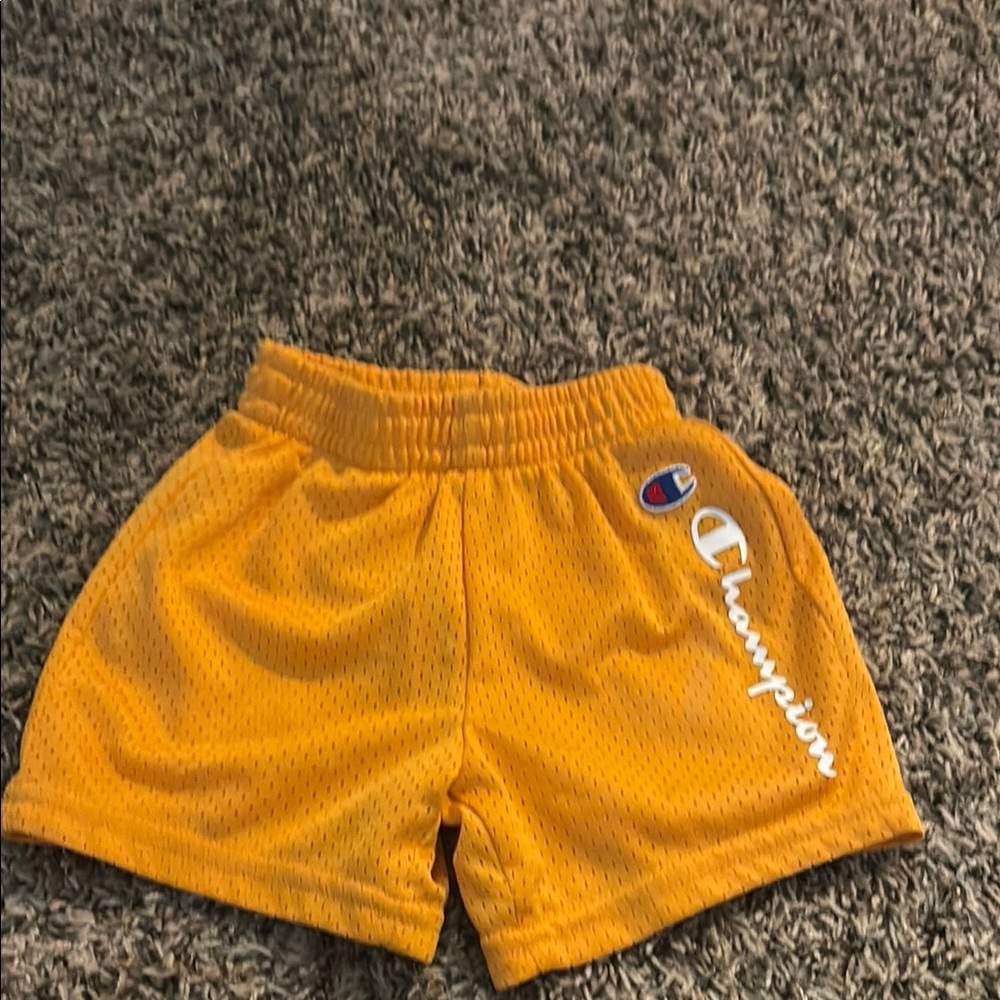 Champion Yellow Casual Bottoms Lightweight Mesh